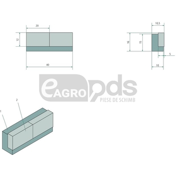 Piesa de sudura - Endurance Carbide [19356463]