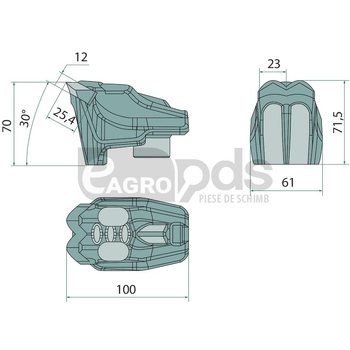 Dinte tocator forestier - Endurance Carbide [19419218]