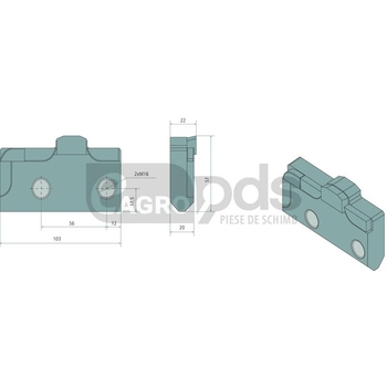 Racleta laterala - Endurance Carbide [19420858]
