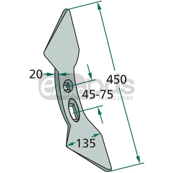 Masina dubla de slefuit - GRANIT [23532 RS300 45-75/VPE50]