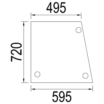 Geam lateral - KRAMP [3226350R1N]