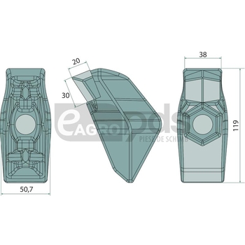 Dinte tocator forestier - Endurance Carbide [32272038]