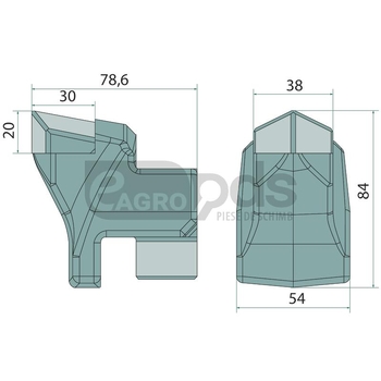 Dinte tocator forestier - Endurance Carbide [32272055]