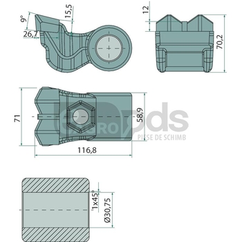 Dinte tocator forestier - Endurance Carbide [32272065]