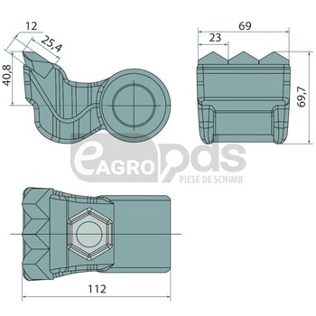 Dinte tocator forestier - Endurance Carbide [32272066]