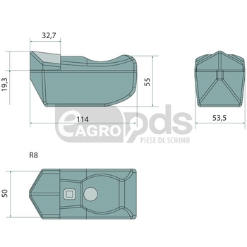 Dinte tocator forestier - Endurance Carbide [32272071]