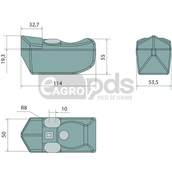 Dinte tocator forestier - Endurance Carbide [32272072]