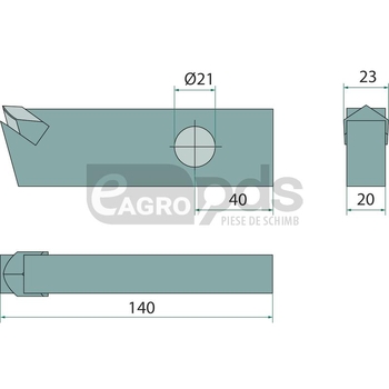 Dinte tocator forestier - Endurance Carbide [32272077]