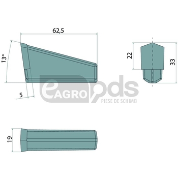 Dinte de sudura - Endurance Carbide [32272079]