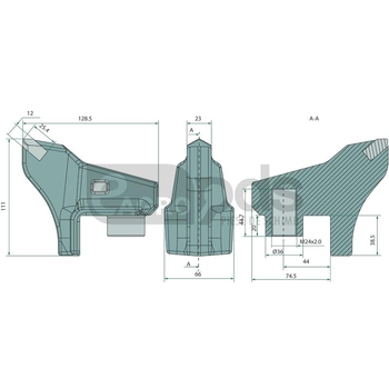 Dinte tocator forestier - Endurance Carbide [32272082]