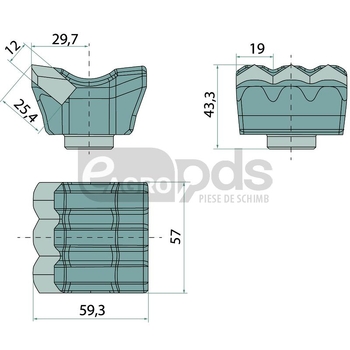 Dinte tocator forestier - Endurance Carbide [35905316]