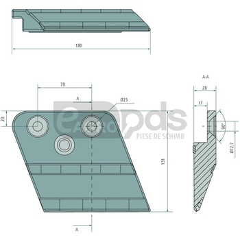 Piese de uzura - Endurance Carbide [36585011]