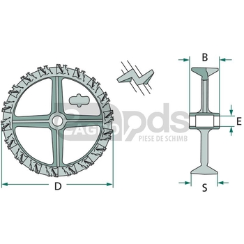 Inel cu came - GRANIT [408312-554]
