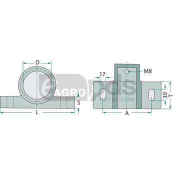 Lagar de alunecare - GRANIT [408320-10]