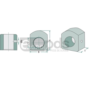 Insertie lagar - GRANIT [408320-17]