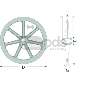 Inel tavalug - GRANIT [408400700413]
