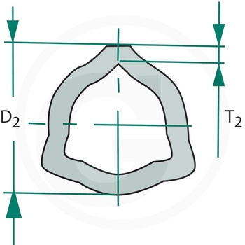 Teava profilata - GRANIT [4152255D1070R]