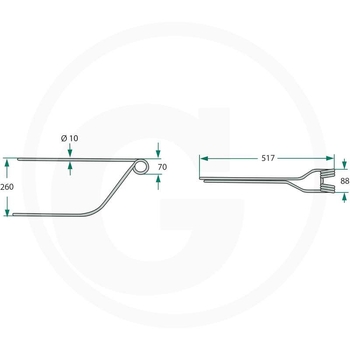 Gheara elastica - GRANIT [525600064]