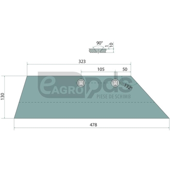 Lama brazdar - GRANIT [56017 3351958]