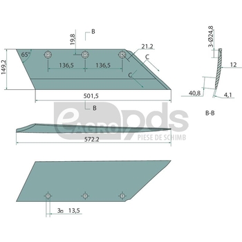 Brazdar - GRANIT [56017 3352134]