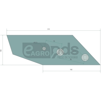 Varf de brazdar - GRANIT [56017 3363987]