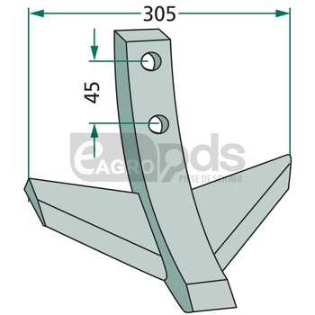 Brazdar laba de gasca - GRANIT [56017 3374368]