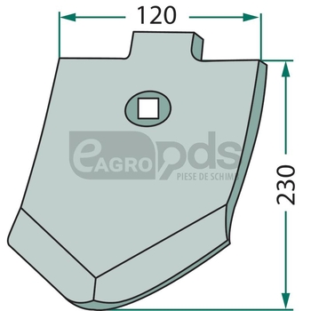 Varf brazdar - GRANIT [56017 3374388-12]