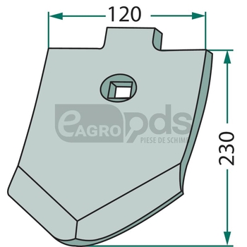 Varf brazdar - GRANIT [56017 3374392]