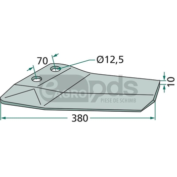 Aripa brazdar - GRANIT [56017 3374424]