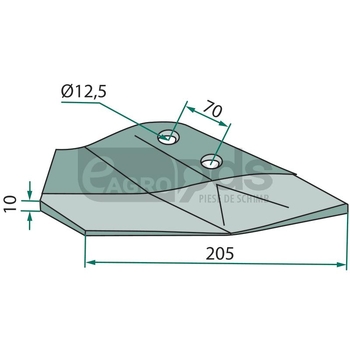 Aripa brazdar - GRANIT [56017 3374429]
