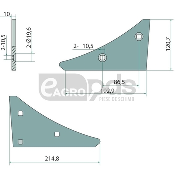 Piept cormana - GRANIT [56017 3401900]