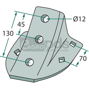 Suport brazdar - GRANIT [56017 4679106]