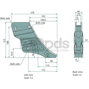 Suport brazdar - GRANIT [56017 4679110]