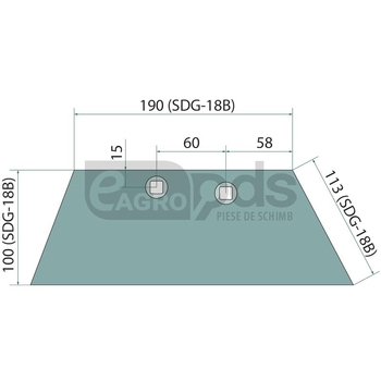 Brazdar antetrupita - GRANIT [5602200010]