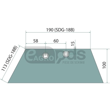 Brazdar antetrupita - GRANIT [5602200011]