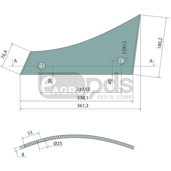 Cormana componenta frontala - GRANIT [56022 27510501]