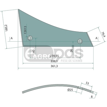 Cormana componenta frontala - GRANIT [56022 27510502]