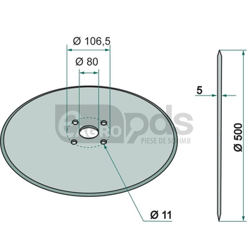 Disc - GRANIT [5602600001]