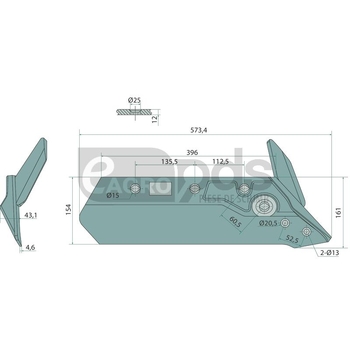 Brazdar cu varf interschimbabil - GRANIT [56028 580885 SET]