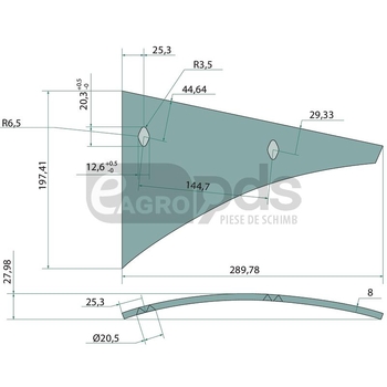 Cormana componenta frontala - GRANIT [56028 619201]