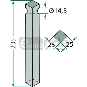 Dinte rotor - GRANIT [56030 514486.0]