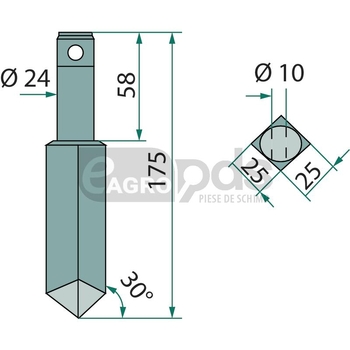 Dinte rotor - GRANIT [56030 E-23374]
