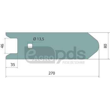 Varf de brazdar - GRANIT [56031 34060850]