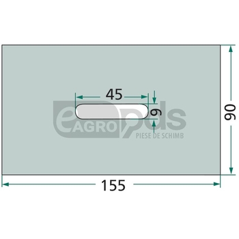 Racleta de plastic - GRANIT [56033 0115 K]