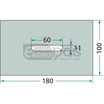 Racleta de plastic - GRANIT [56033 1163223040K]