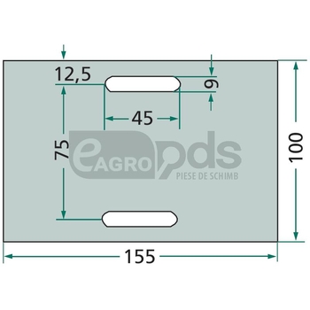 Racleta de plastic - GRANIT [56033 1164528390K]
