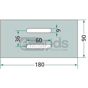 Racleta de plastic - GRANIT [56033 255038001 K]