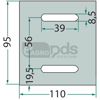 Racleta din tabla - GRANIT [56033 26100667 B]