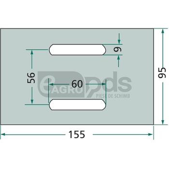 Racleta de plastic - GRANIT [56033 26100667 K]