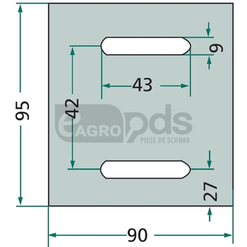 Racleta din tabla - GRANIT [56033 27100539 B]
